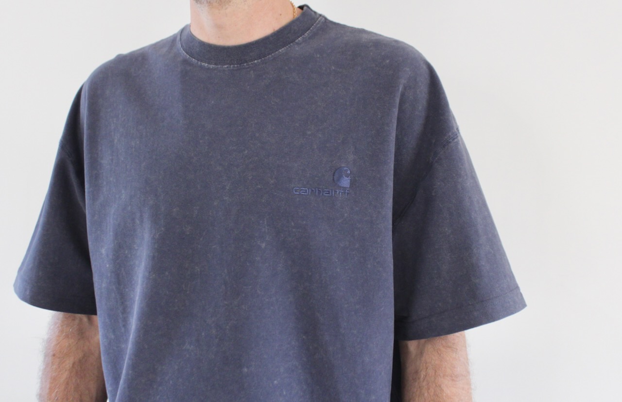 Carhartt Wip Lambert T-shirt Dark Navy Moon Wash