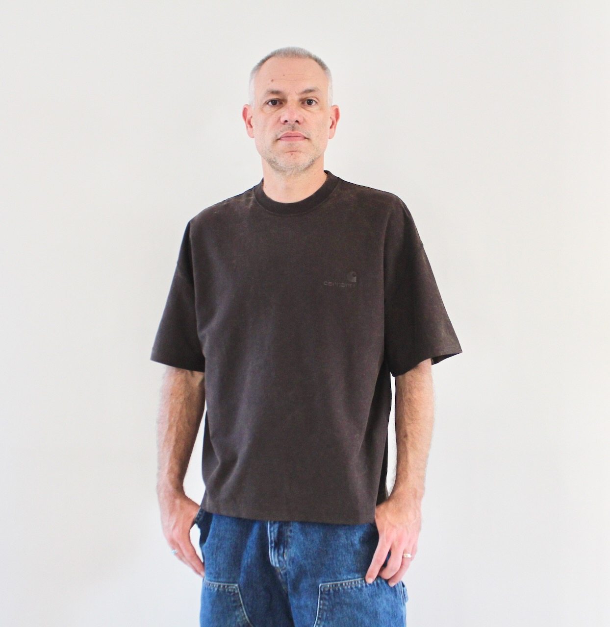 Carhartt Wip Lambert T-shirt Tobacco Moon Wash