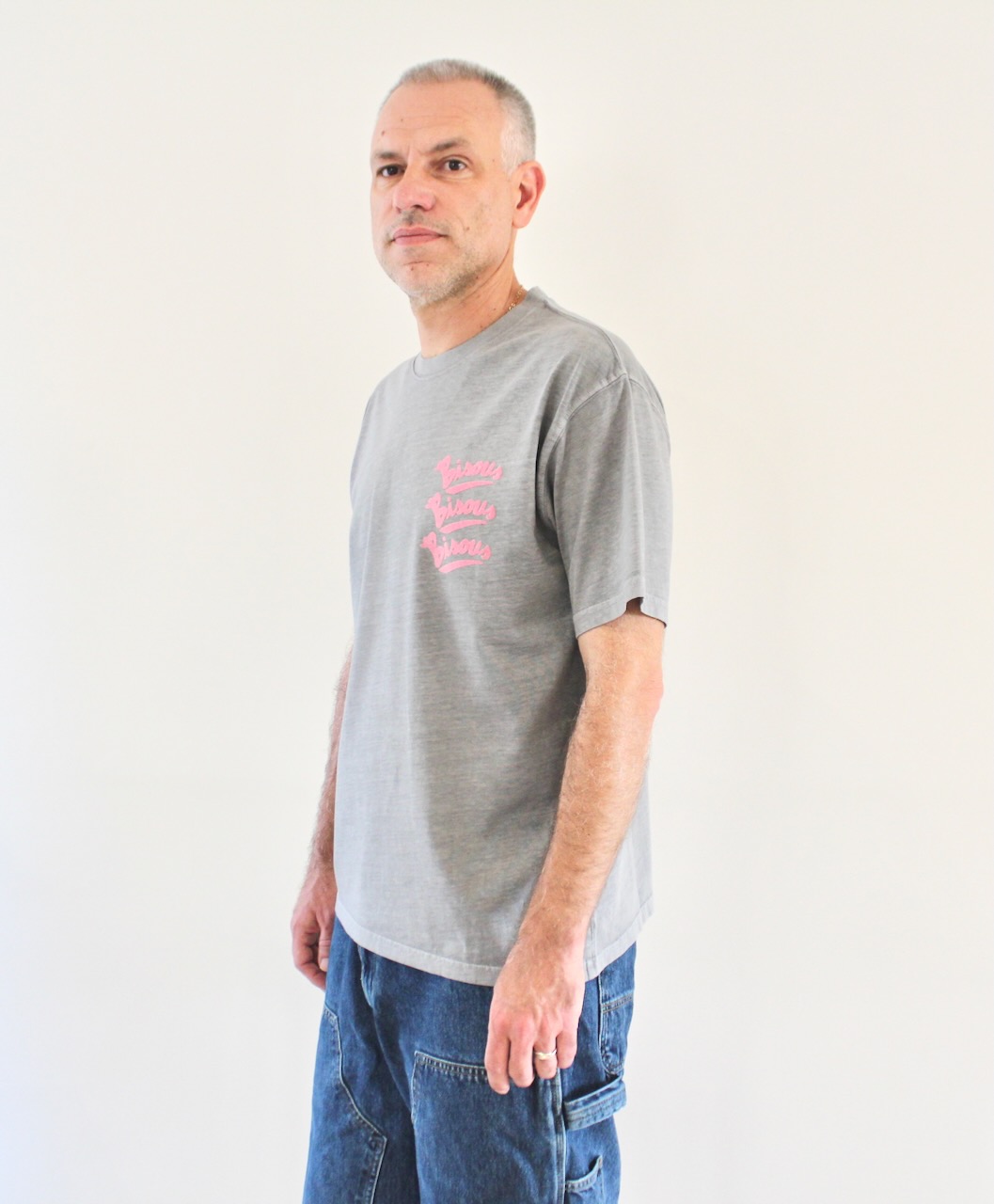 Bisous T-shirt Gianni Grey