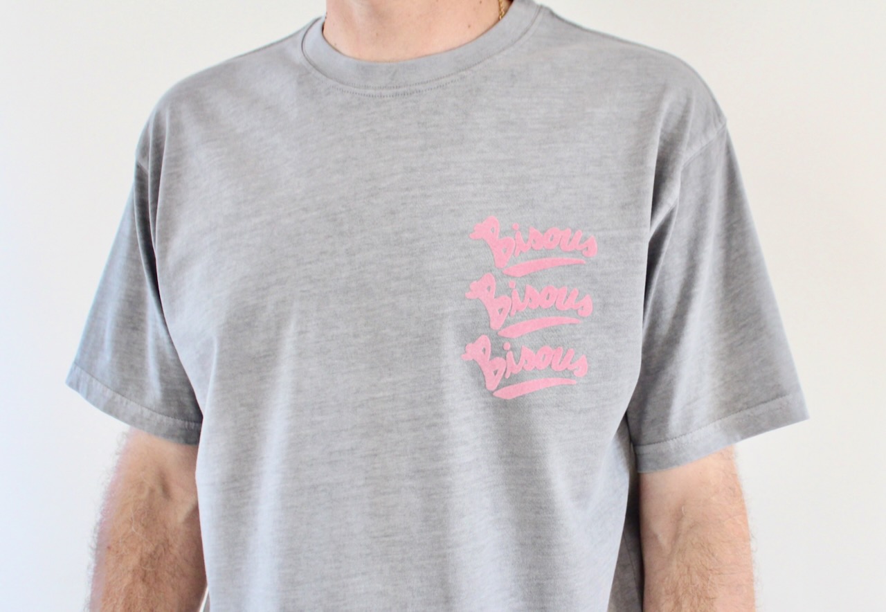Bisous T-shirt Gianni Grey