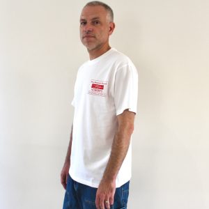 Bisous T-shirt Roll Star White