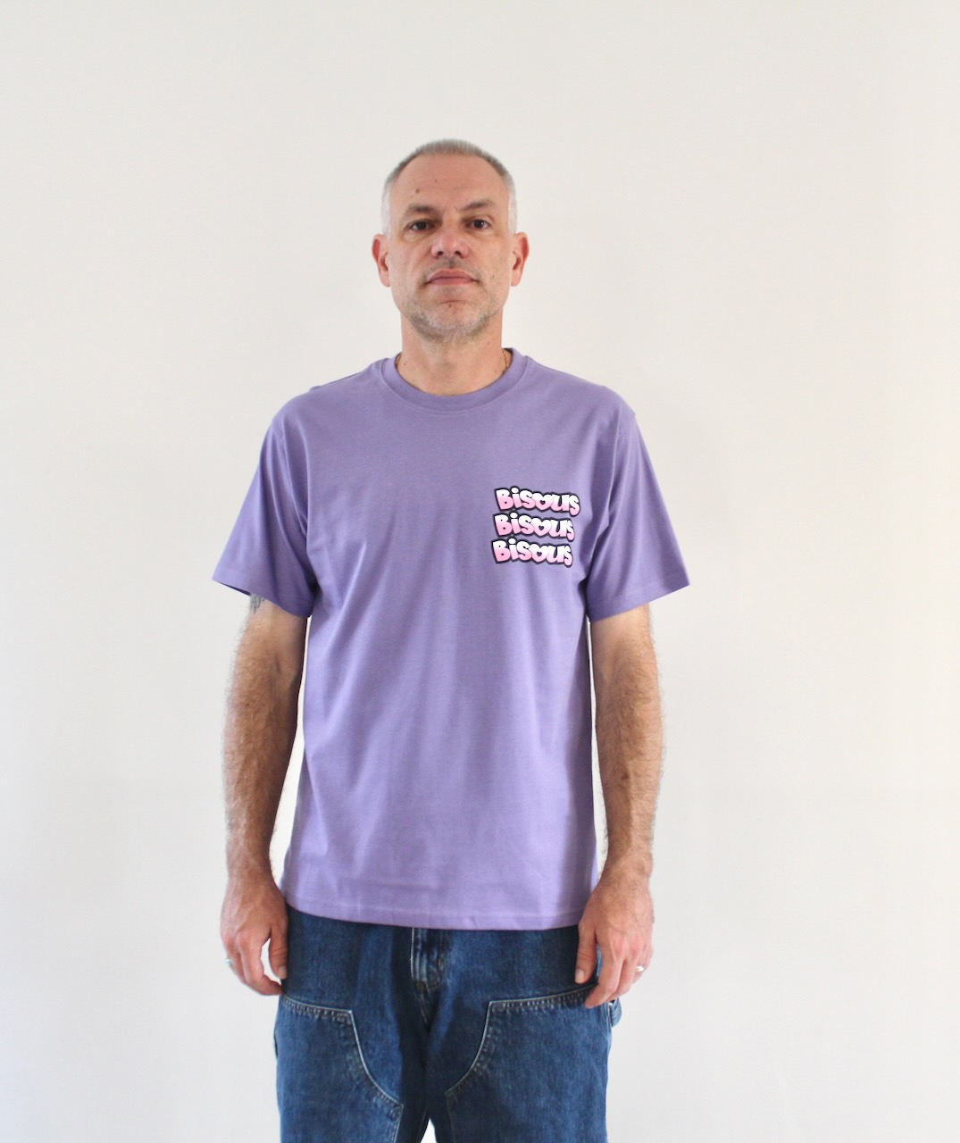 Bisous T-shirt Tony Purple