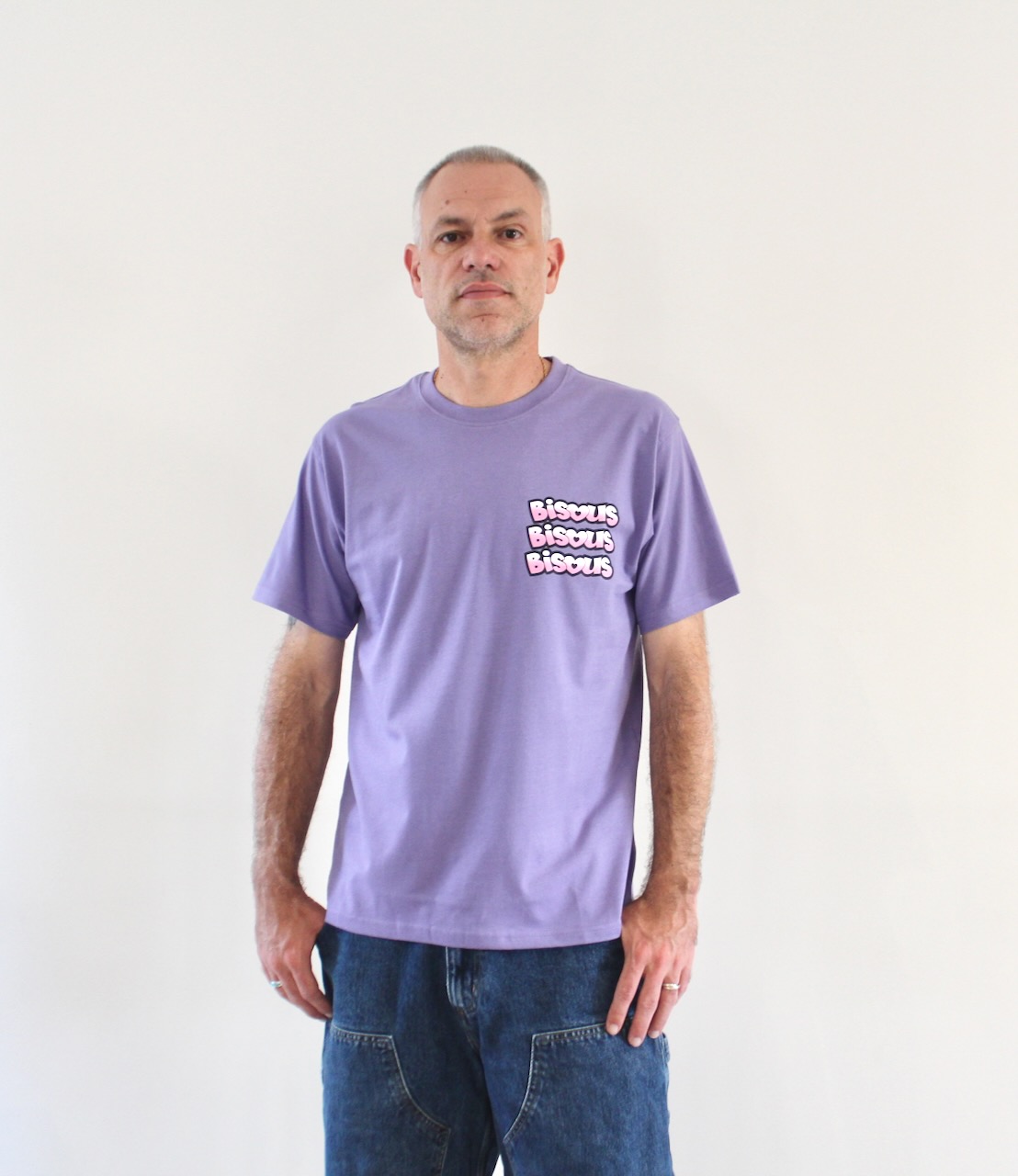 Bisous T-shirt Tony Purple