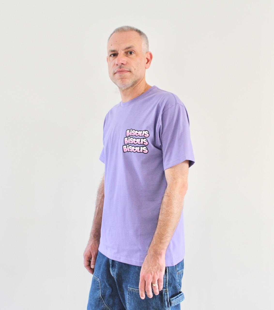 Bisous T-shirt Tony Purple