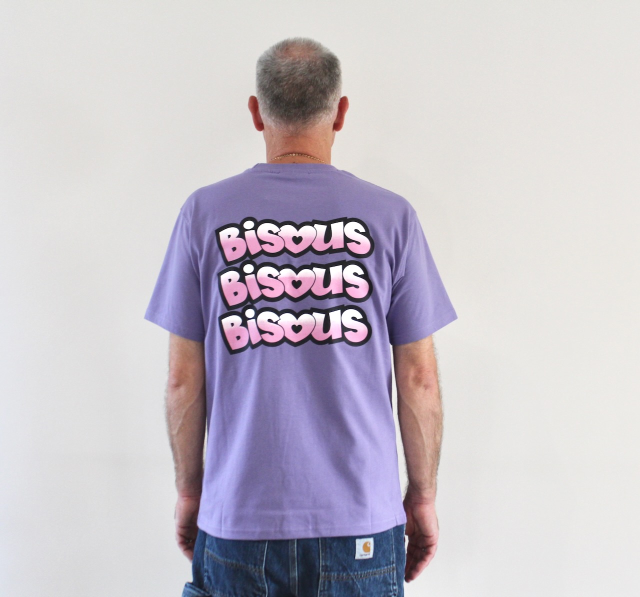 Bisous T-shirt Tony Purple