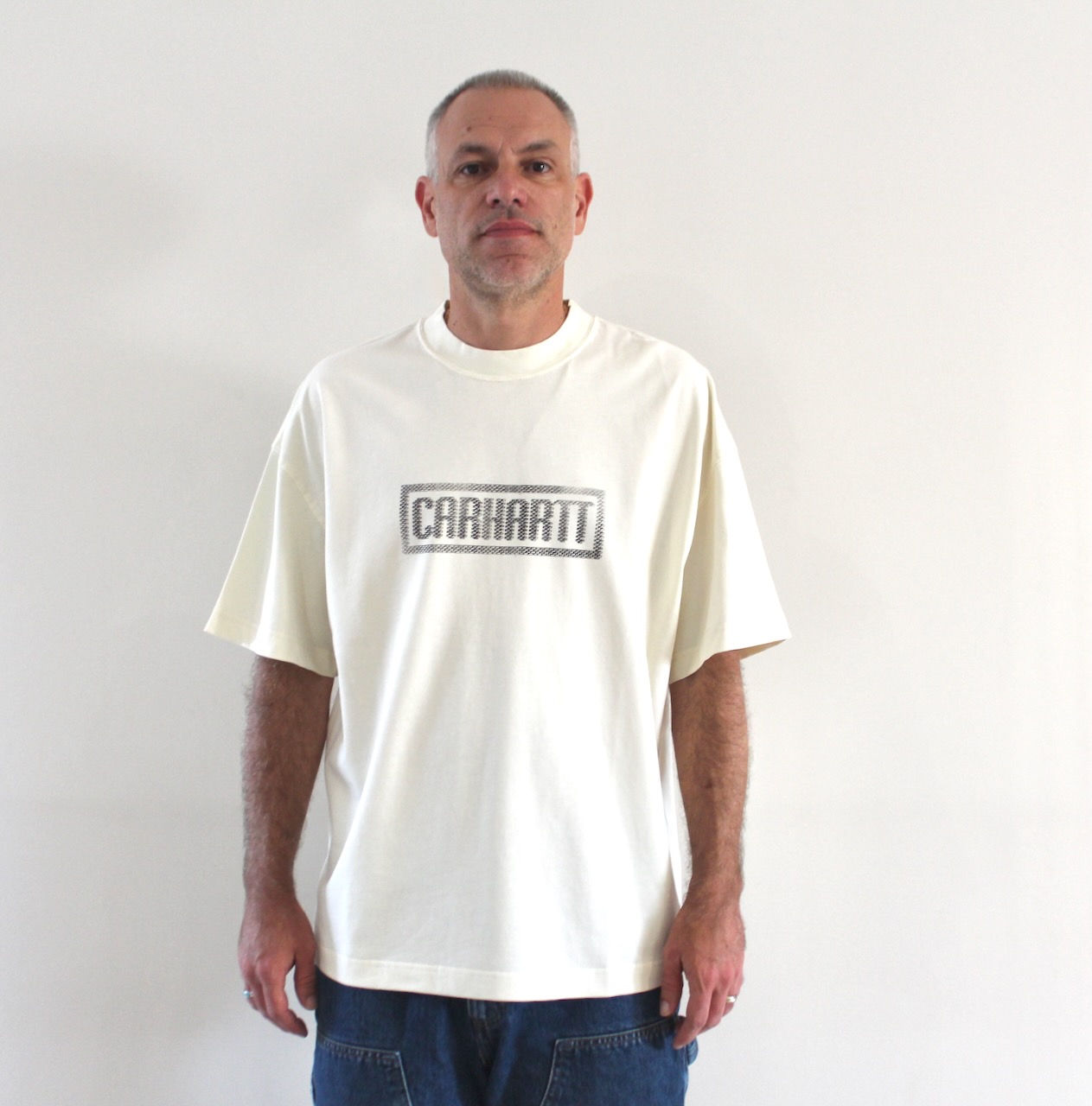 Carhartt Wip Bricky Man T-shirt Wax Stone Dyed
