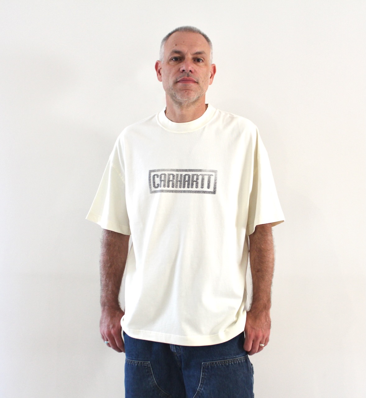 Carhartt Wip Bricky Man T-shirt Wax Stone Dyed