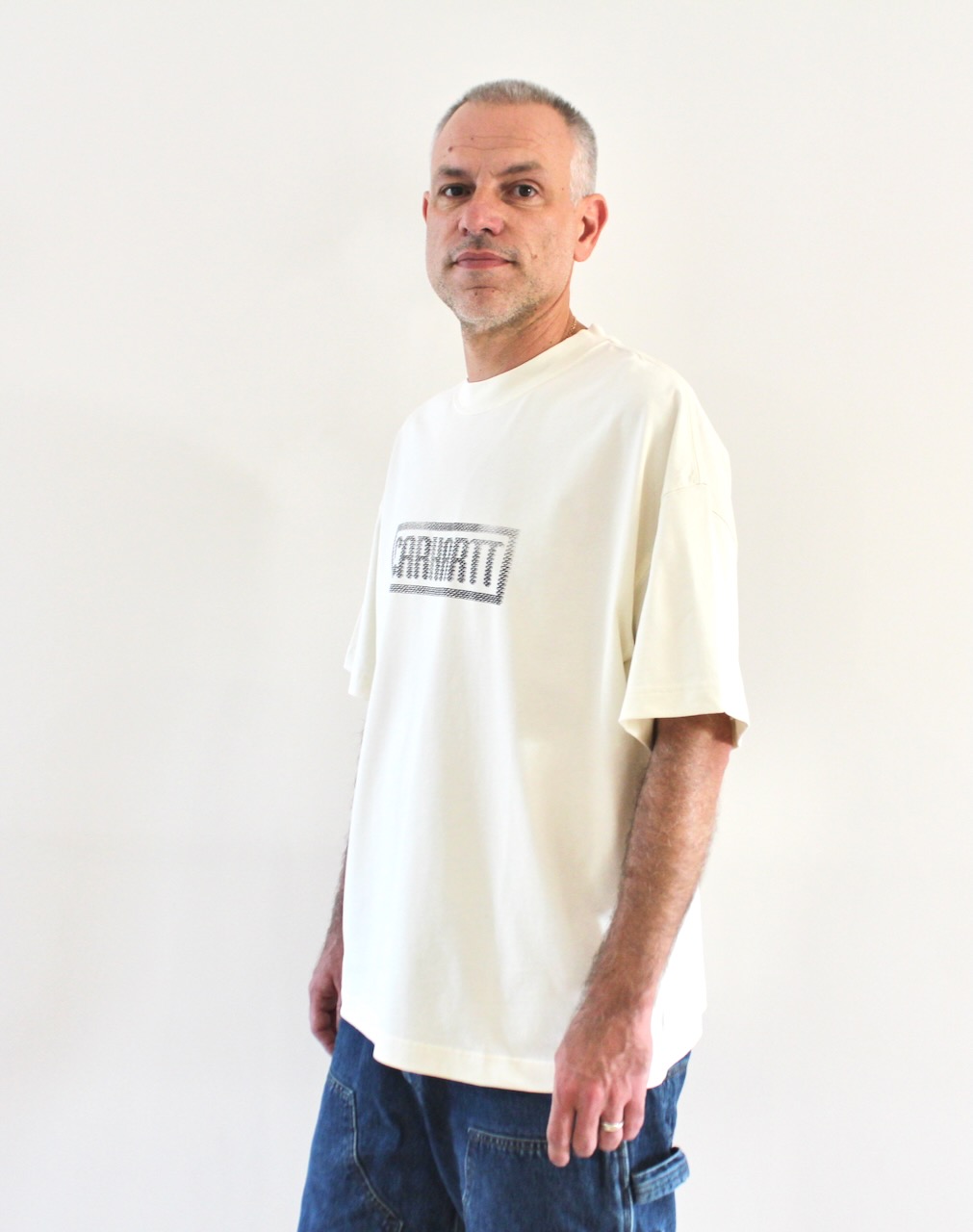 Carhartt Wip Bricky Man T-shirt Wax Stone Dyed