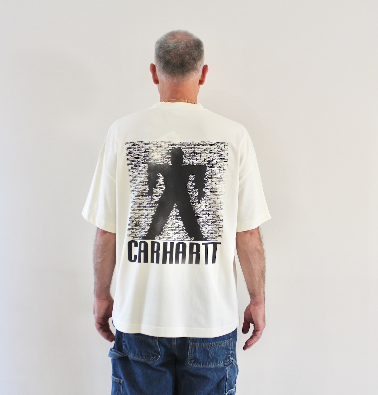Carhartt Wip Bricky Man T-shirt Wax Stone Dyed
