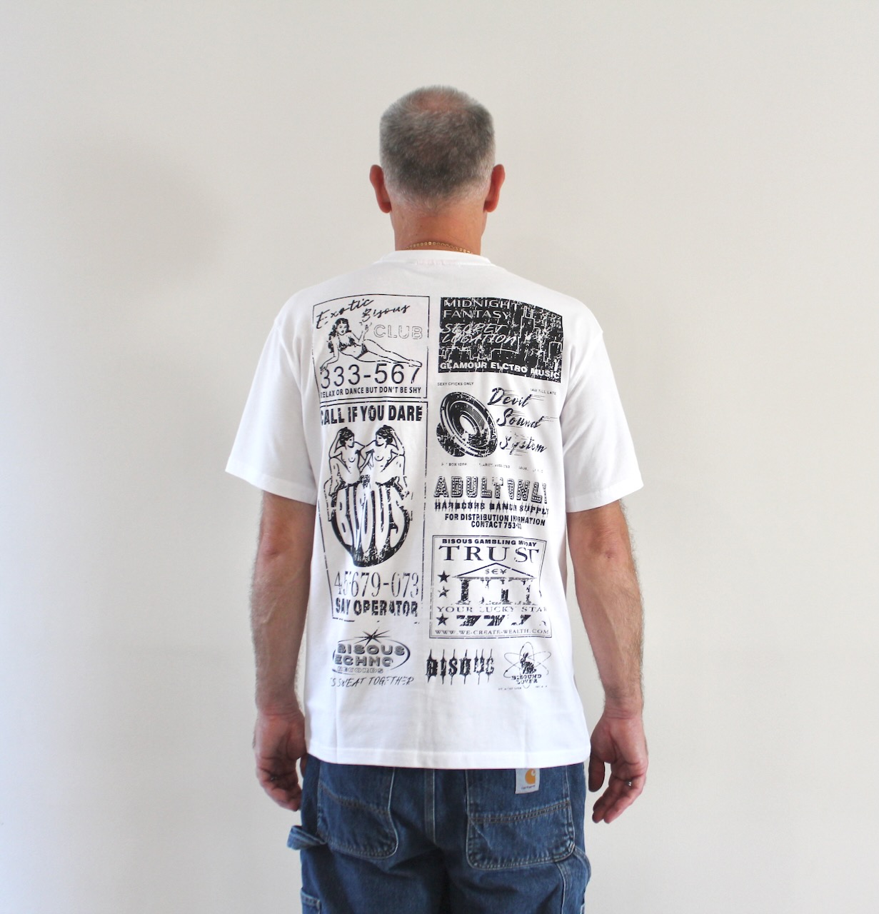 Bisous Ballroom T-shirt white