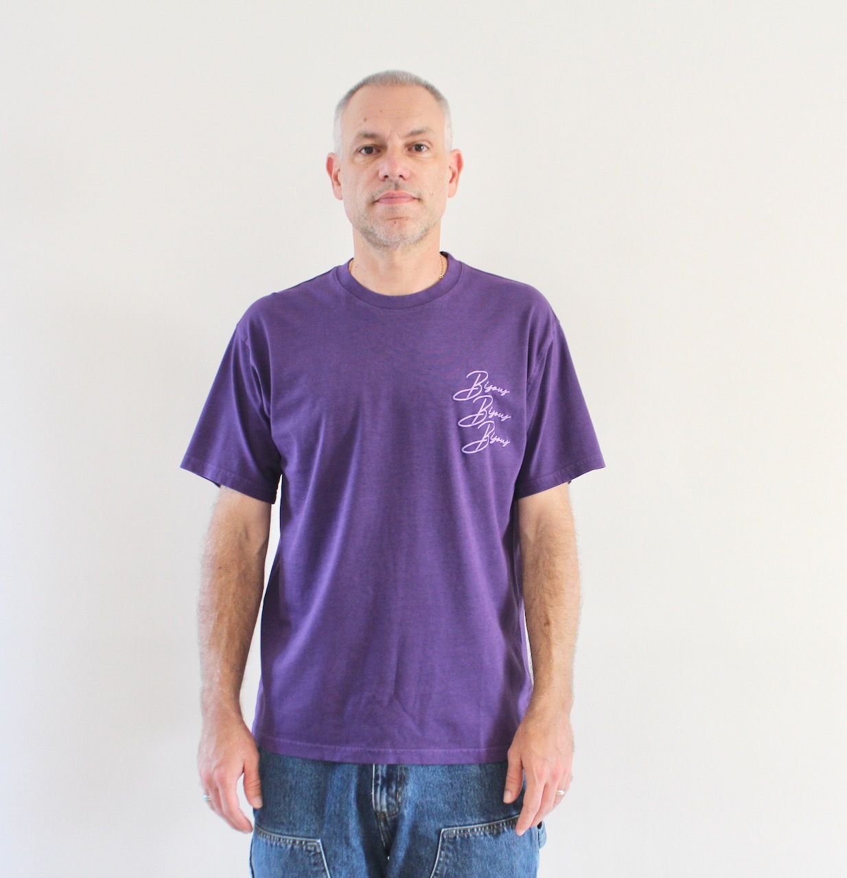 Bisous T-shirt Cigarette Purple