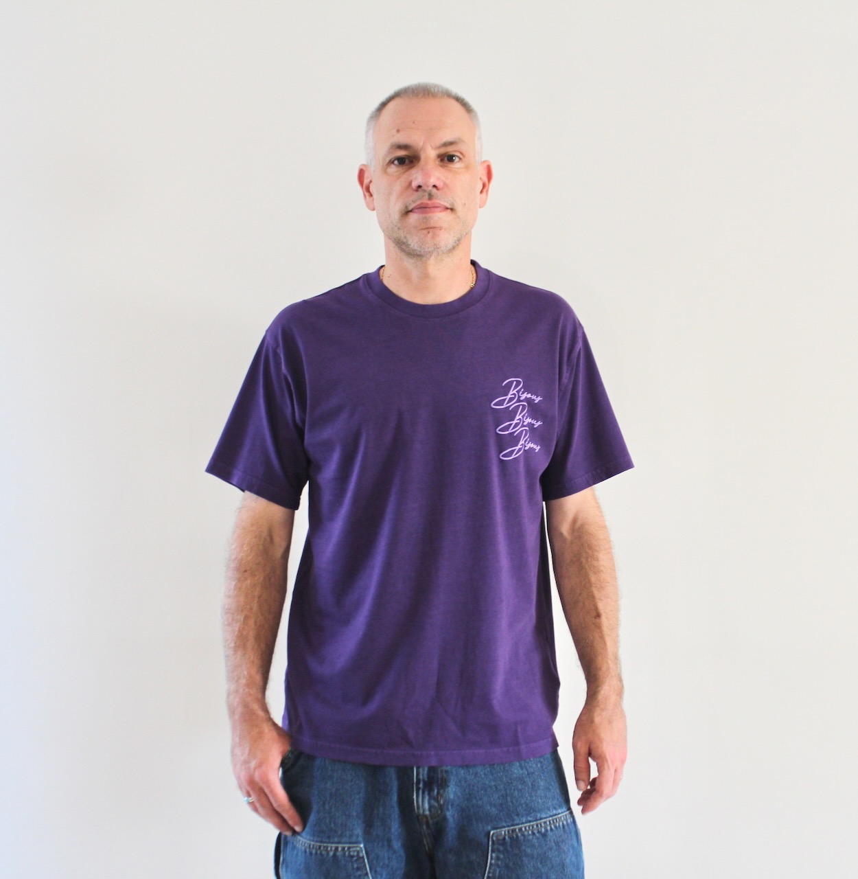 Bisous T-shirt Cigarette Purple