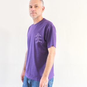 Bisous T-shirt Cigarette Purple