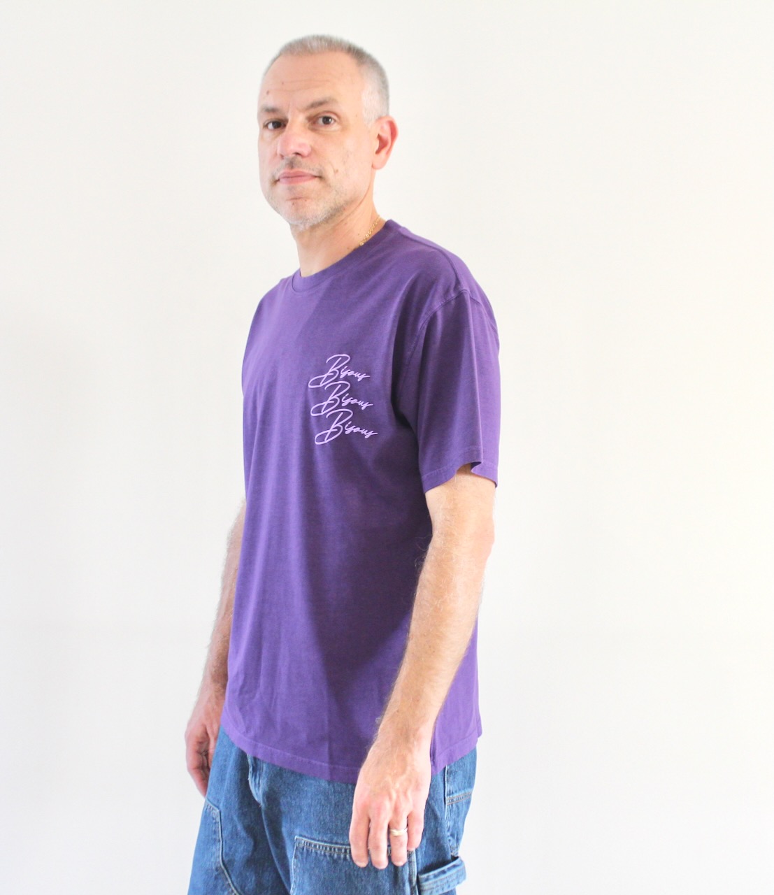 Bisous T-shirt Cigarette Purple
