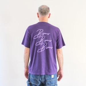 Bisous T-shirt Cigarette Purple