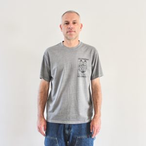 Bisous T-shirt Call If You Dare Grey