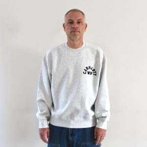 Carhartt Wip Arch Script Sweat Ash Heather