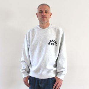 Carhartt Wip Arch Script Sweat Ash Heather