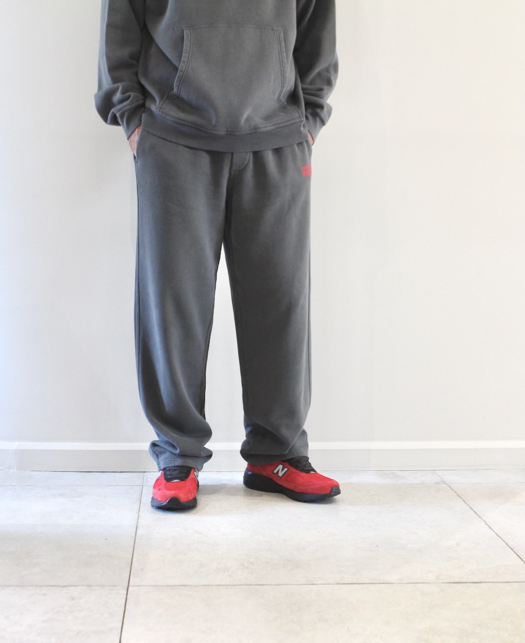 AMV Plizzy Jogging Cendre Vintage