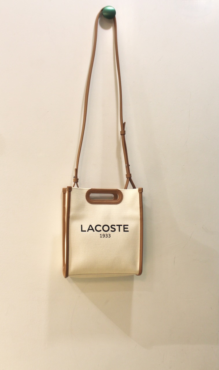 Lacoste Tote Bag Small Heritage Natural Tan
