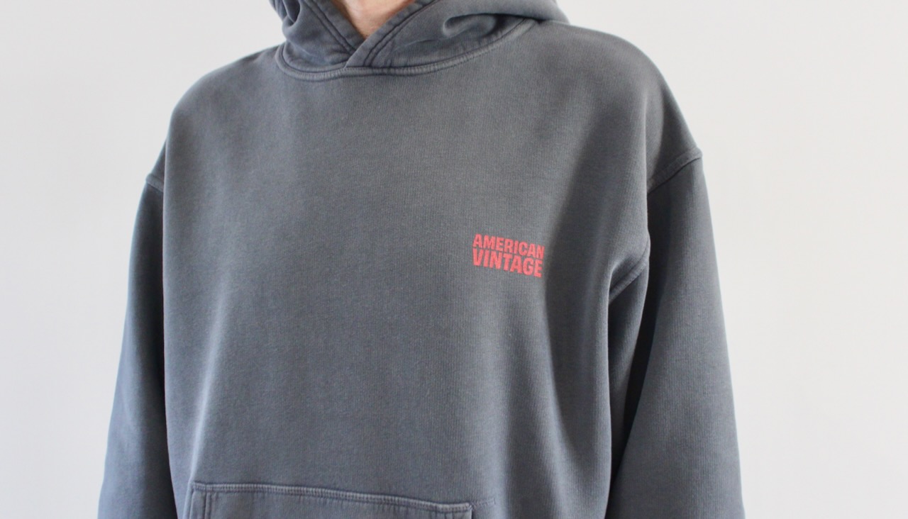 AMV Plizzy Hoodie Cendre Vintage