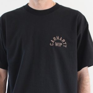 Carhartt Wip Arch Script T-shirt Black Wip H Brown