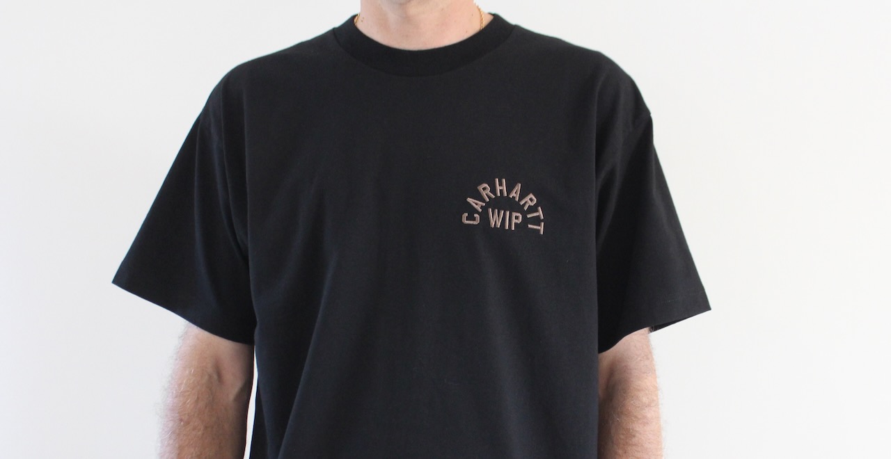 Carhartt Wip Arch Script T-shirt Black Wip H Brown