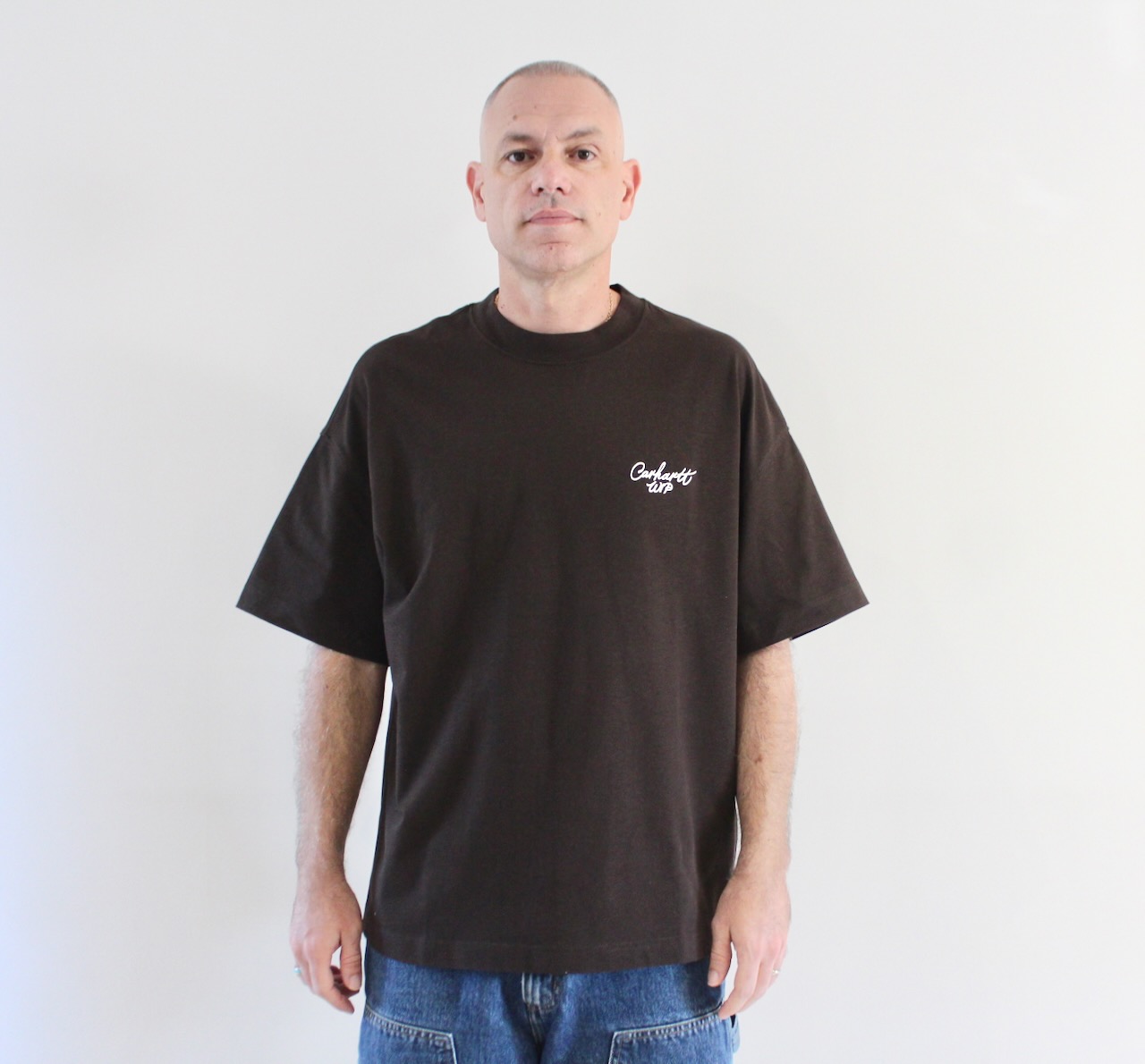 Carhartt Wip Signature Script T-shirt Tobacco Natural