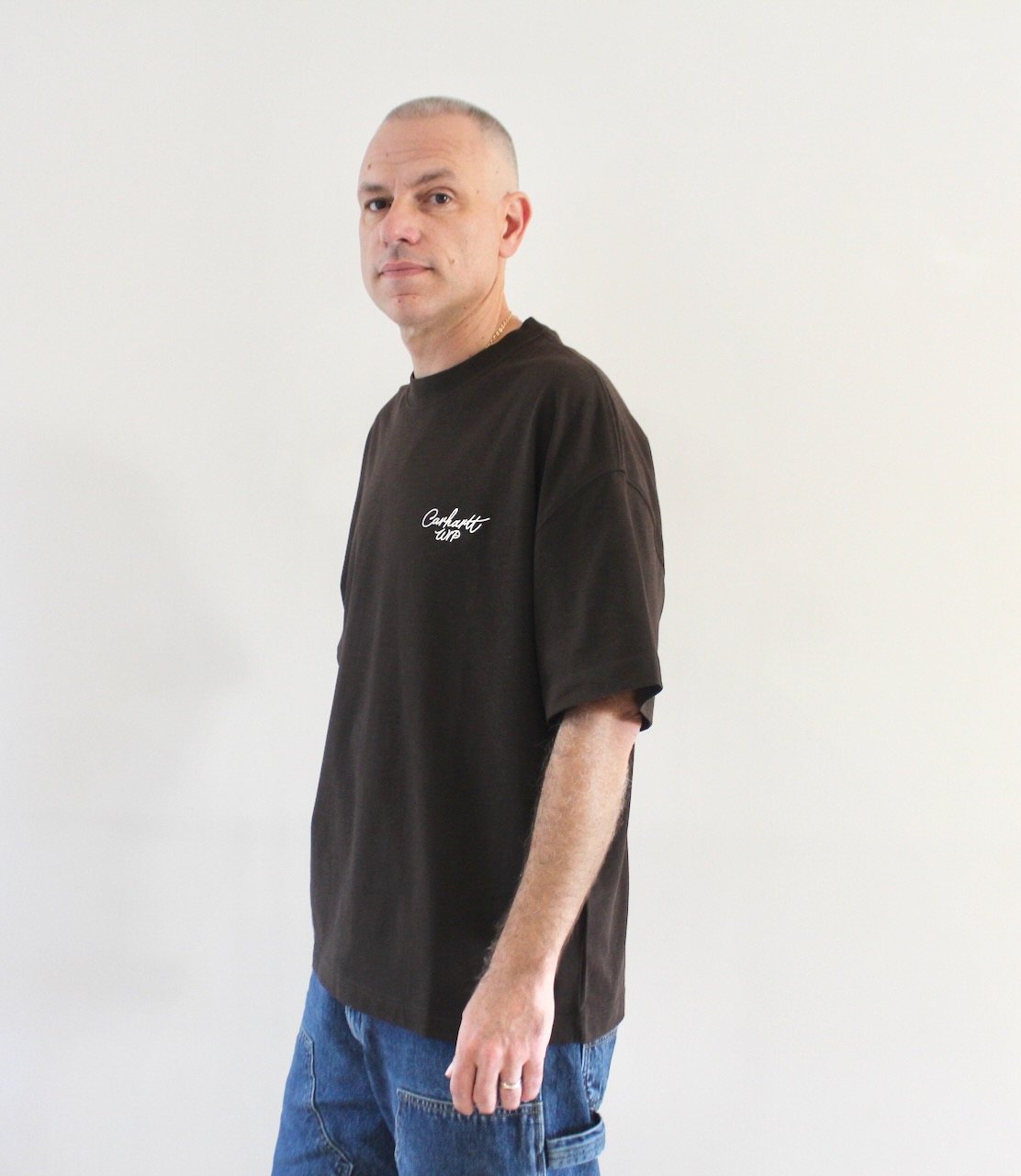 Carhartt Wip Signature Script T-shirt Tobacco Natural