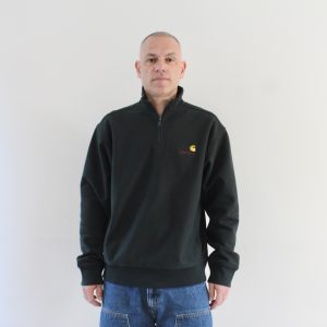 Carhartt Wip American Script Half Zip Raven
