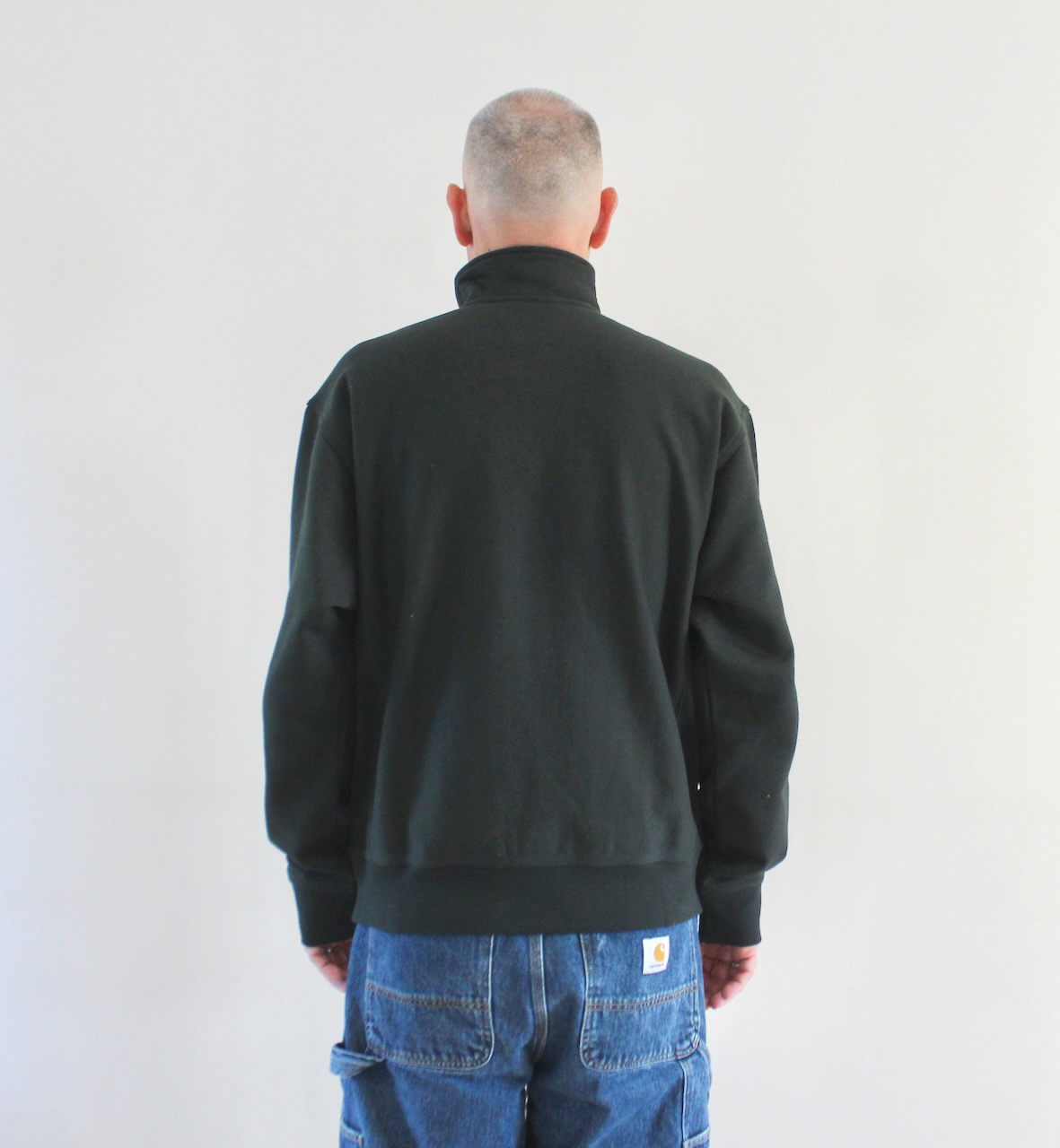 Carhartt Wip American Script Half Zip Raven