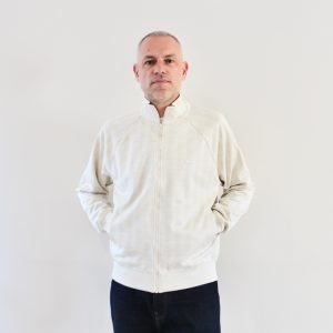 Lacoste Veste Survet Monogramme Farine Beige
