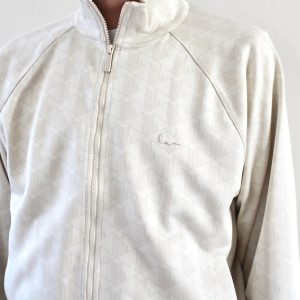 Lacoste Veste Survet Monogramme Farine Beige
