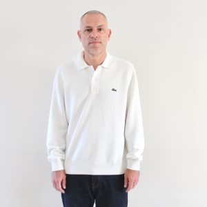 Lacoste Polo Maille Manches Longues Sweaters Blanc