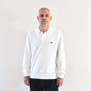 Lacoste Polo Maille Manches Longues Sweaters Blanc