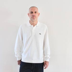Lacoste Polo Maille Manches Longues Sweaters Blanc