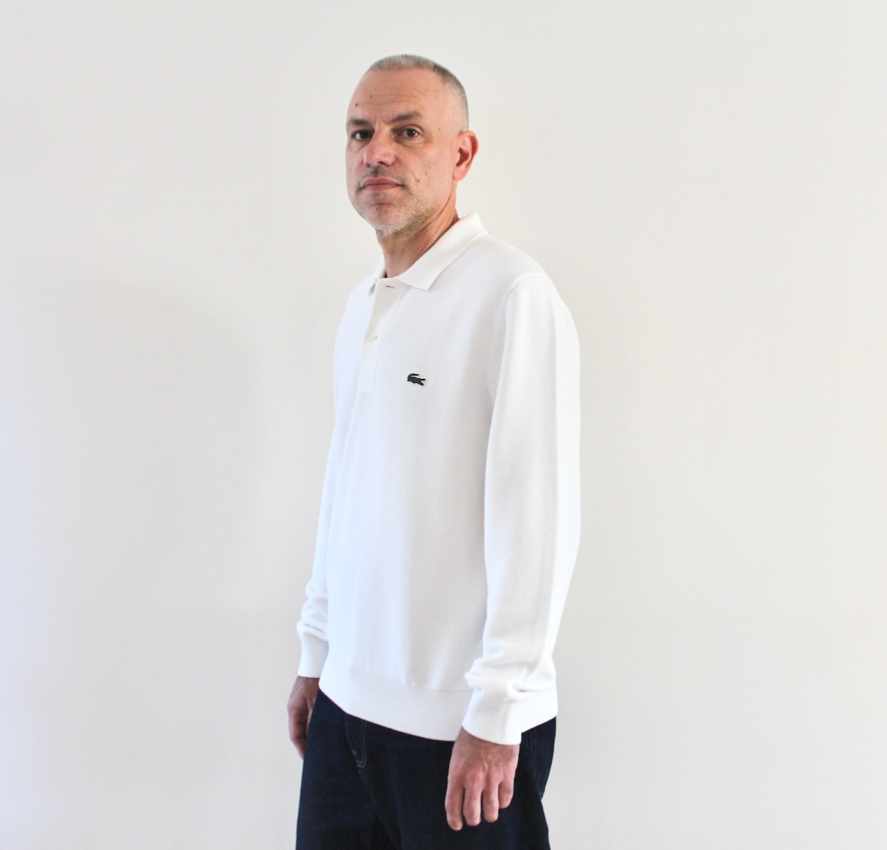 Lacoste Polo Maille Manches Longues Sweaters Blanc