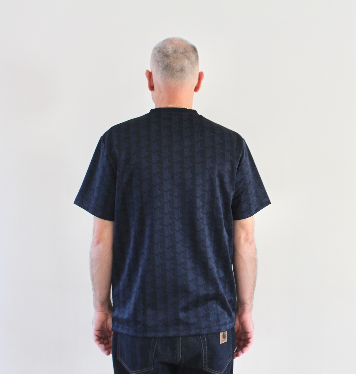 Lacoste Tee-shirt Monogramme Bleu Marine