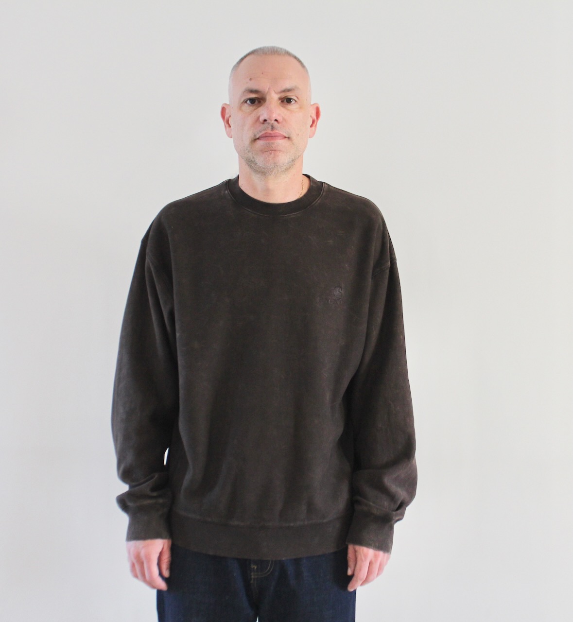 Carhartt Wip Lambert Sweat Tobacco Moon Wash
