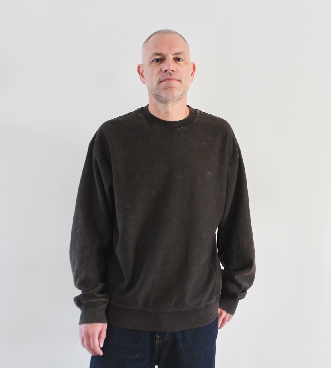 Carhartt Wip Lambert Sweat Tobacco Moon Wash