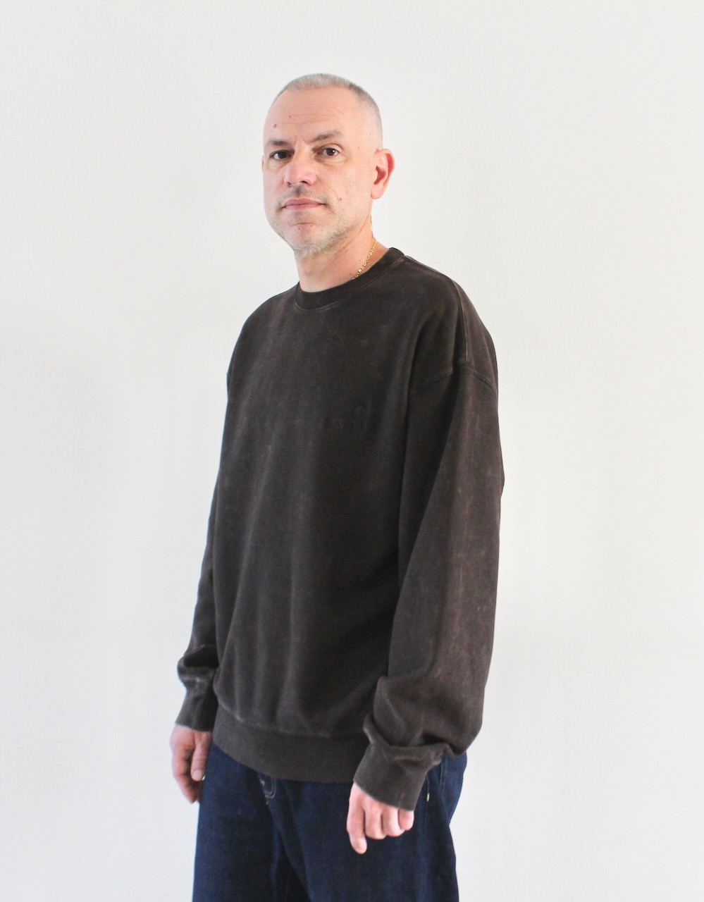 Carhartt Wip Lambert Sweat Tobacco Moon Wash