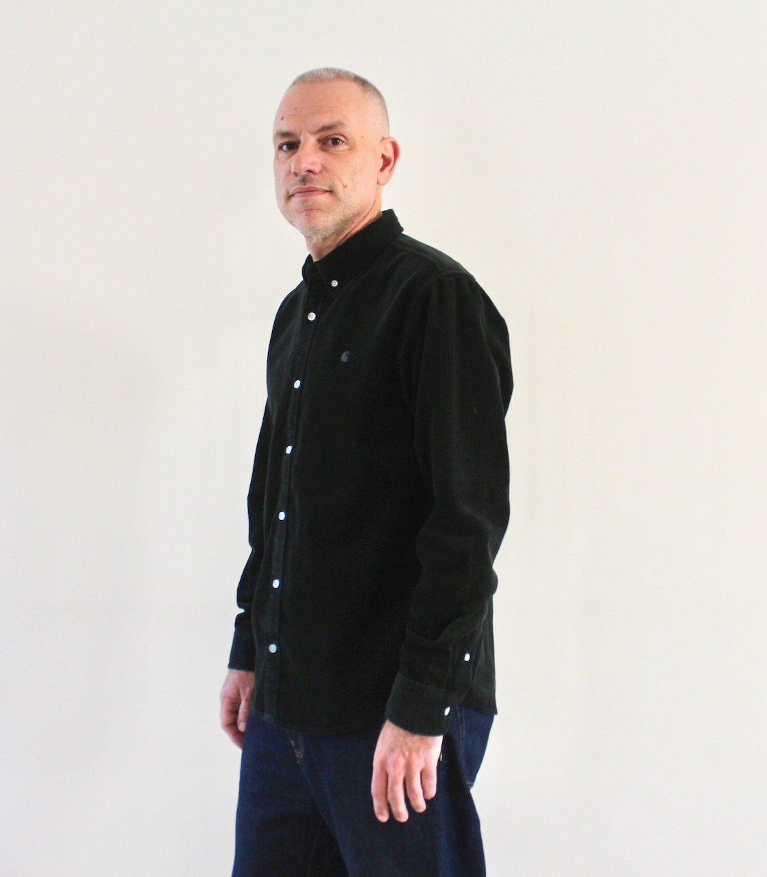 Carhartt Wip Madison Corduroy Shirt Raven
