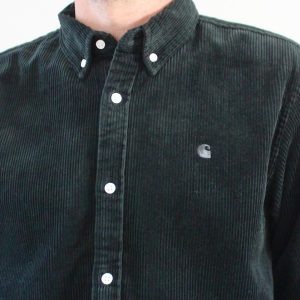 Carhartt Wip Madison Corduroy Shirt Raven