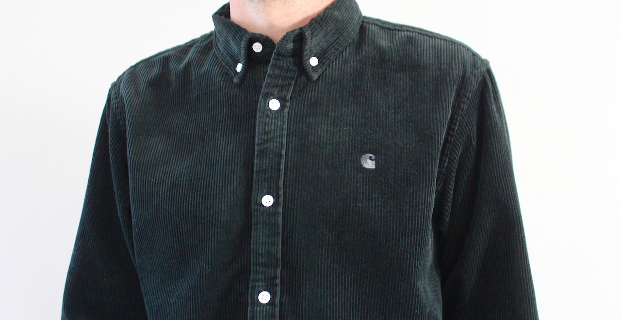 Carhartt Wip Madison Corduroy Shirt Raven