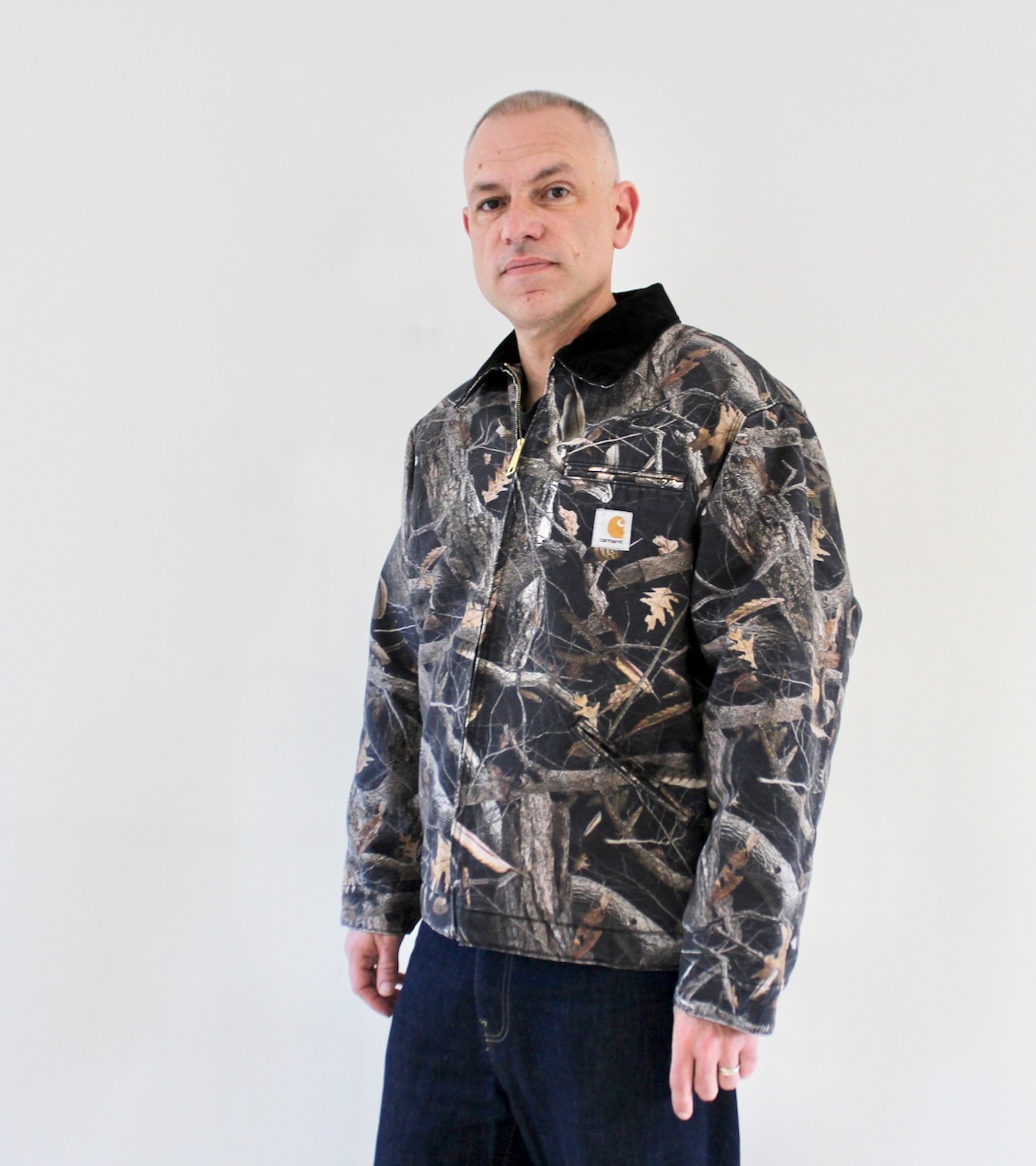 Carhartt Wip OG Detroit Jacket Camo Feather Tree