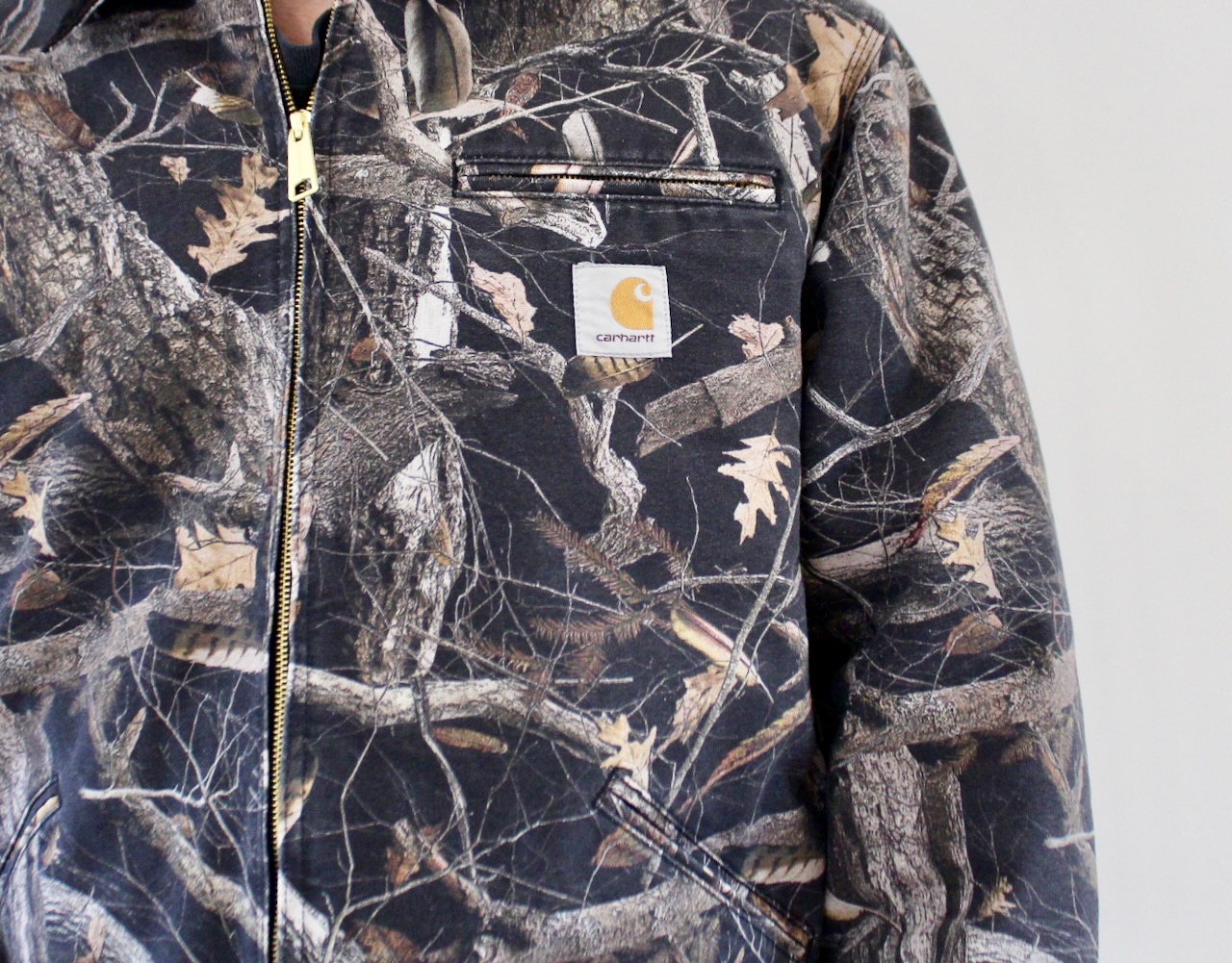 Carhartt Wip OG Detroit Jacket Camo Feather Tree