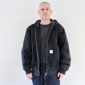 Carhartt Wip OG Active Jacket Black Stone Washed