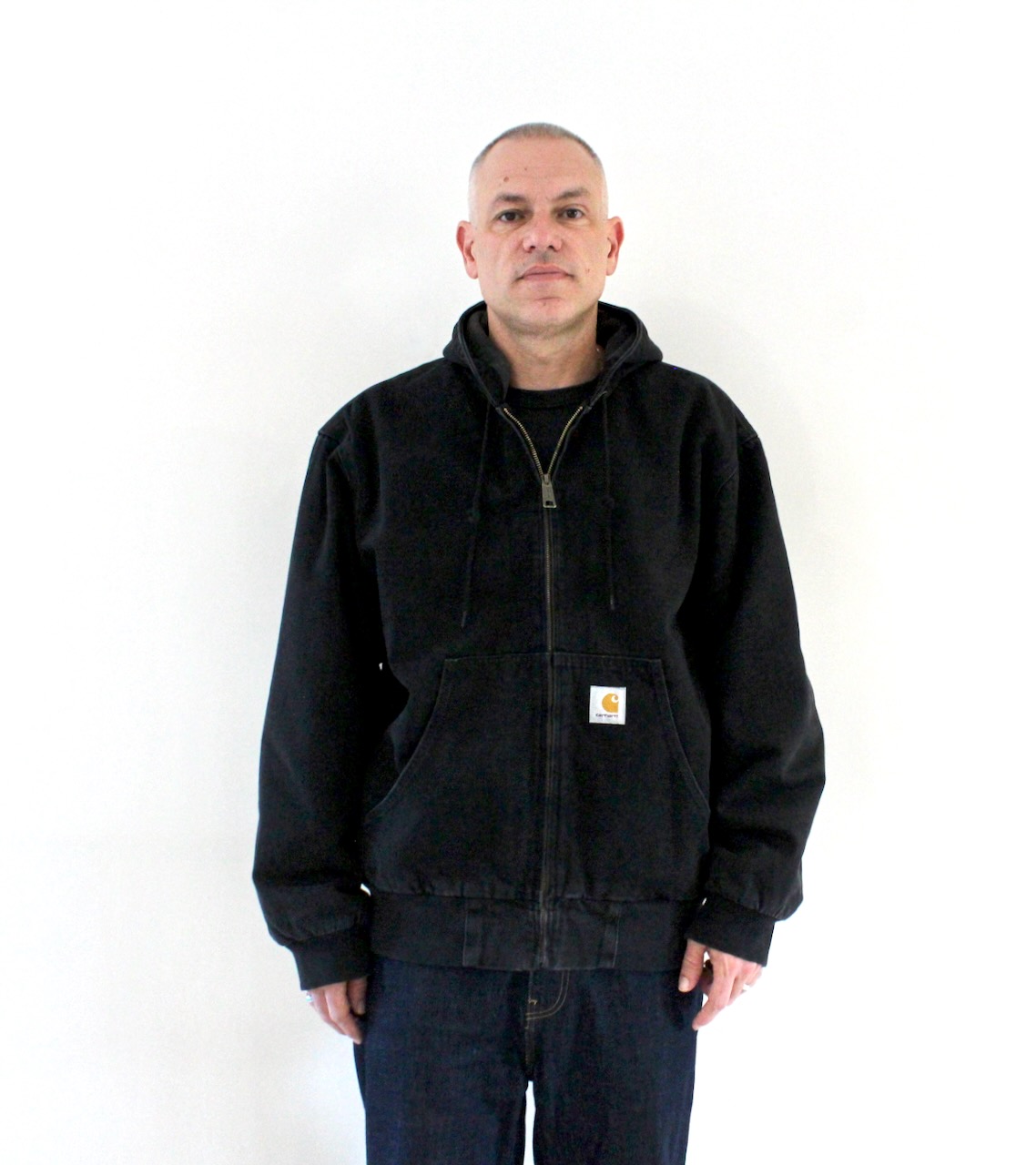 Carhartt Wip OG Active Jacket Black Stone Washed