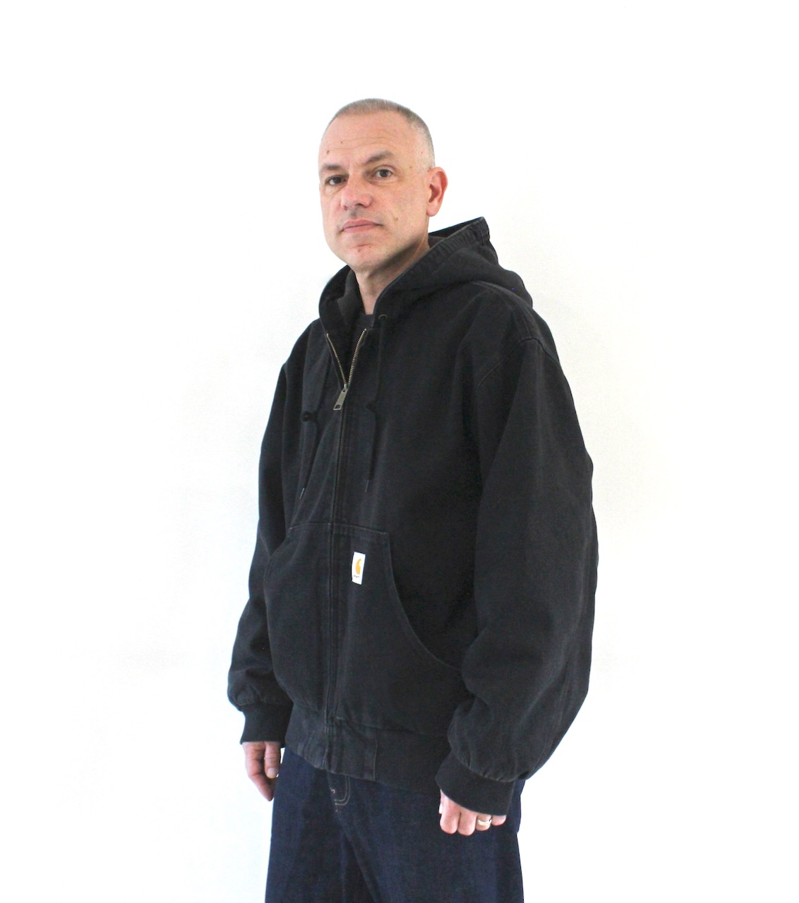 Carhartt Wip OG Active Jacket Black Stone Washed