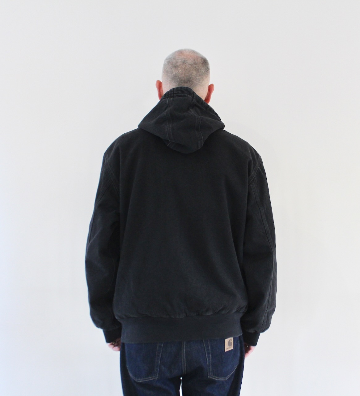 Carhartt Wip OG Active Jacket Black Stone Washed